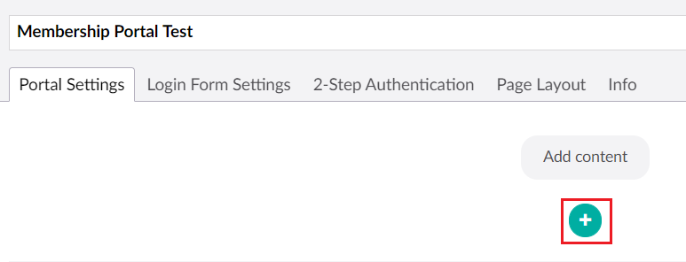 AddContentMembershipPortal