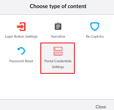 AddPortalCredentials