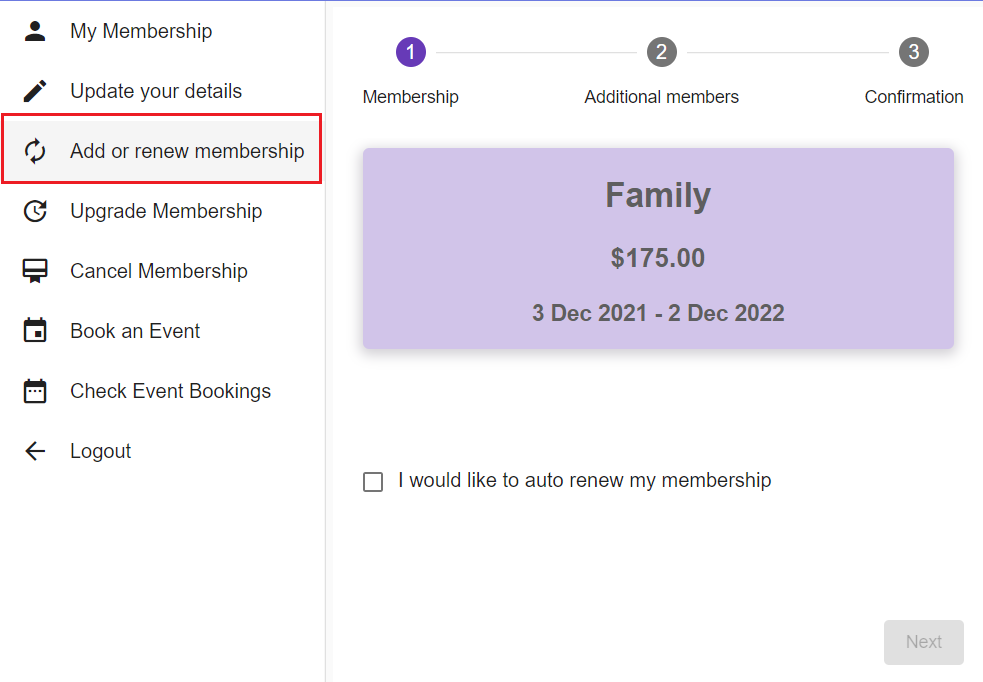 AddRenewMembershipPortalPage
