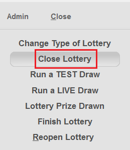 AdminCloseLottery
