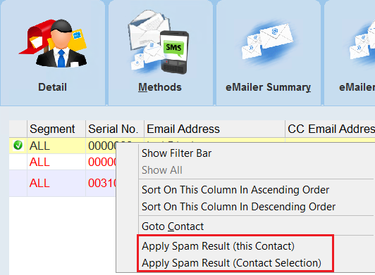 ApplySpamResult