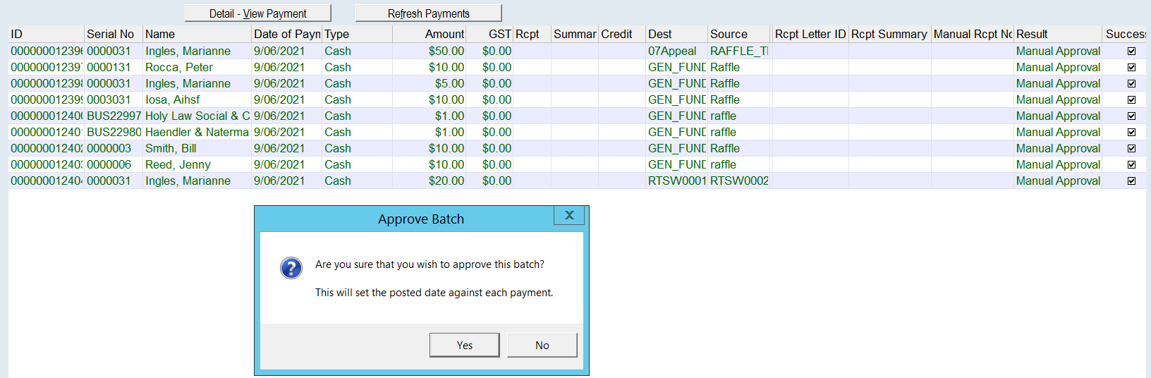 ApproveBatchPayments