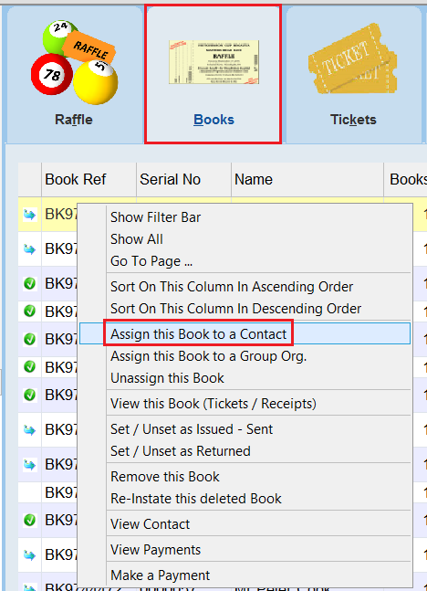 AssignThisBooktoContact