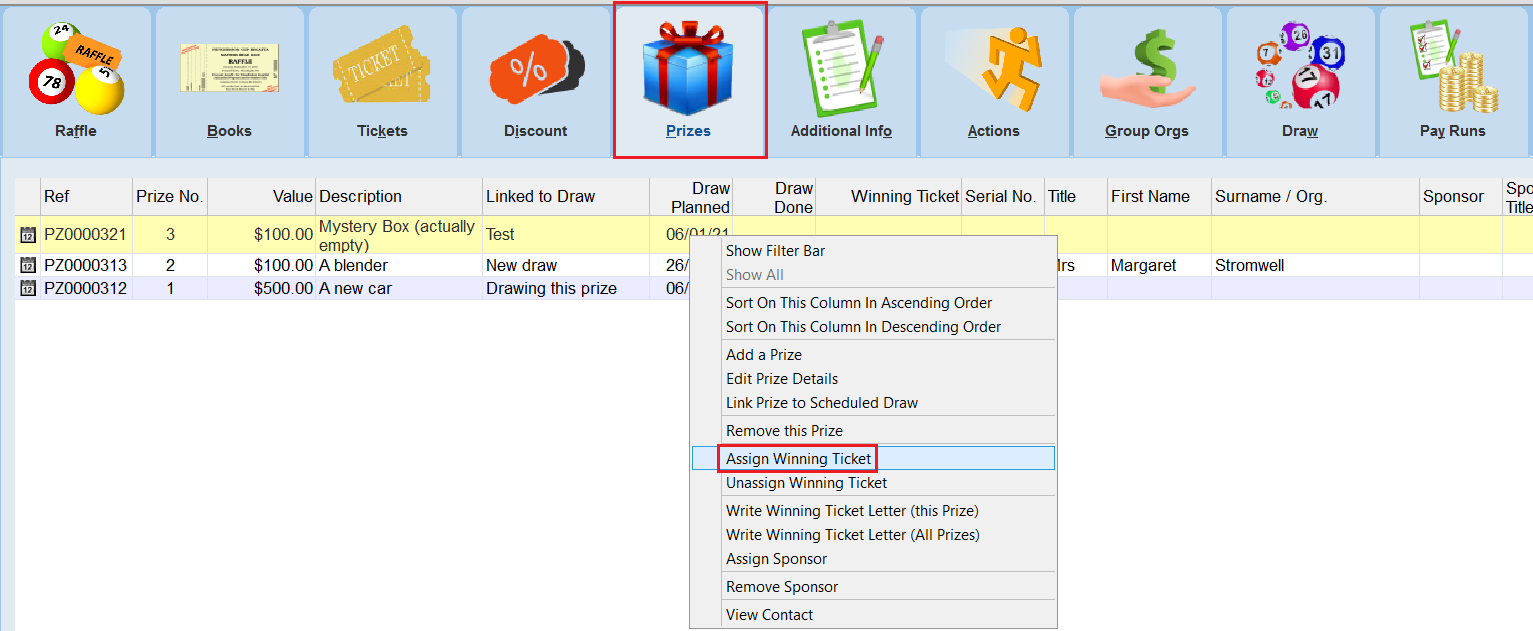 AssignWinningTicketPrize