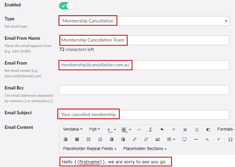 ContactCancelMembershipEmail