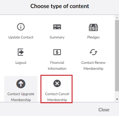 ContactCancelMembershipOption