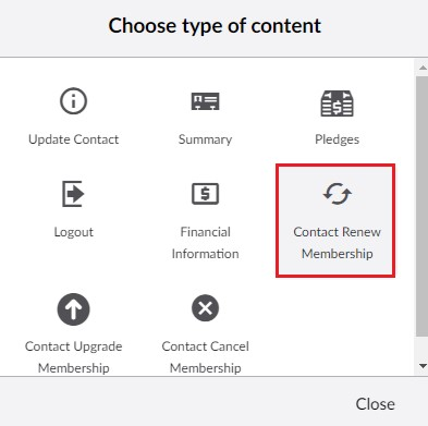 ContactMembershipRenewConfig