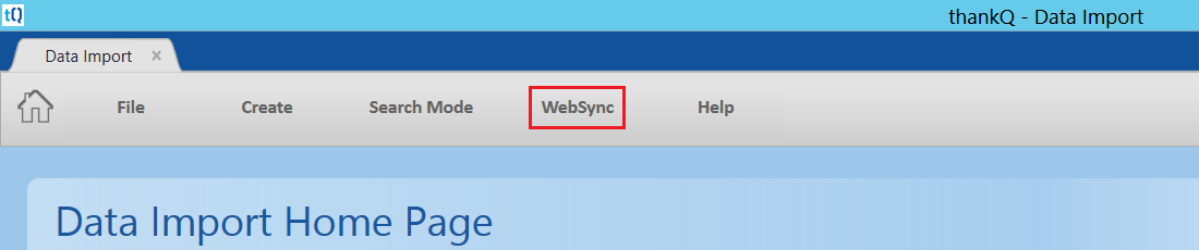 DataImportWebSync