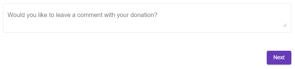 DonationCommentDisplay
