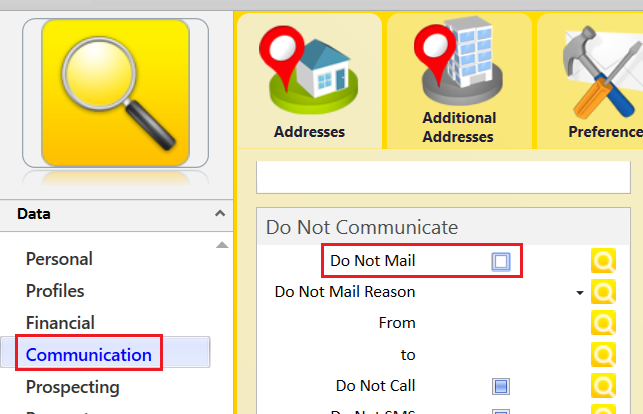 DoNotMailUntickSearch