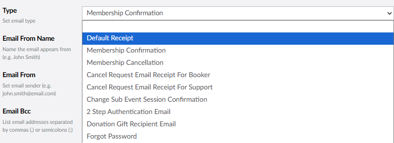 EmailConfirmationTypes