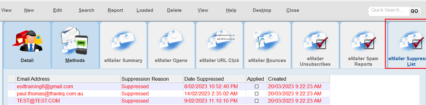 eMailerSuppressionListTab