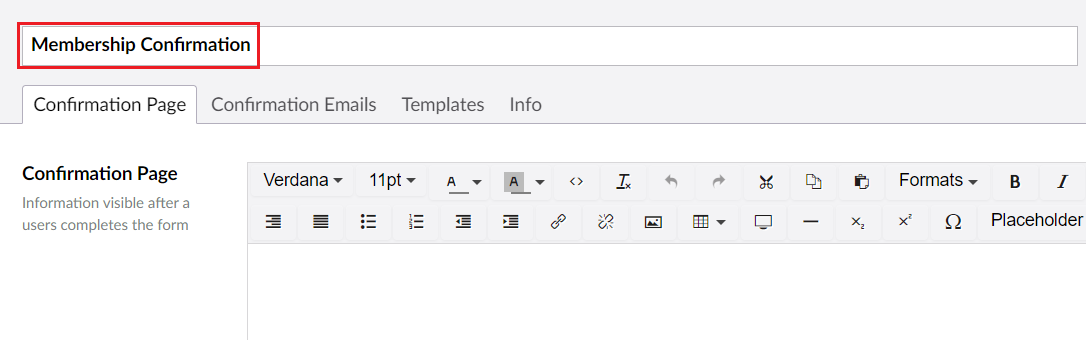 MembershipConfirmation