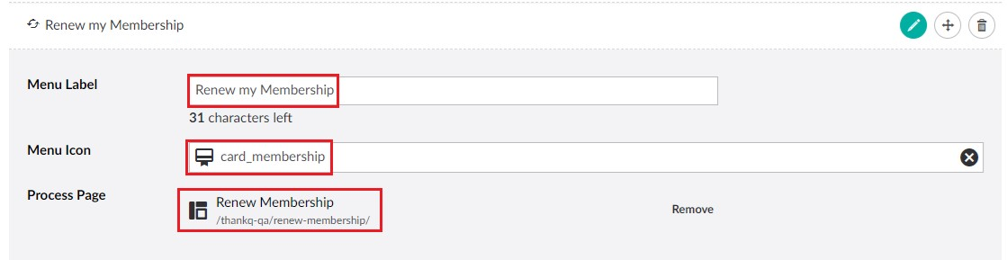 MembershipRenewalConfig
