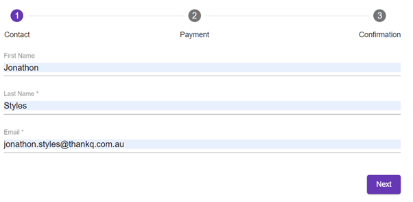 MultiPageContactExperience