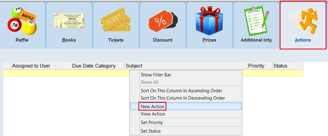 NewActionSelect