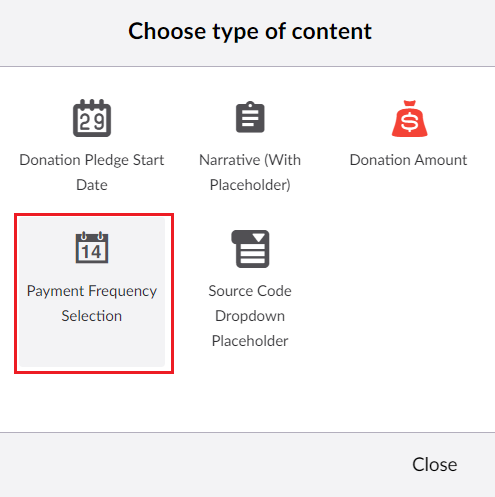 PaymentFrequencySelectionOption