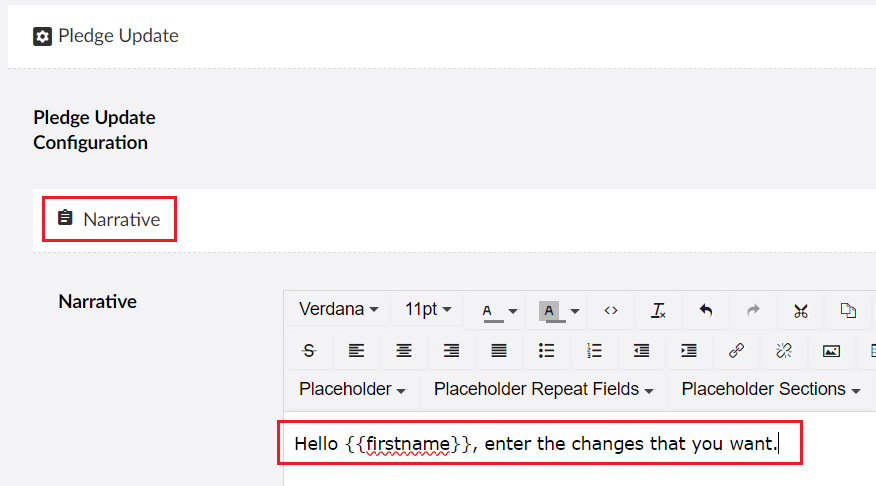 PledgeUpdateNarrative
