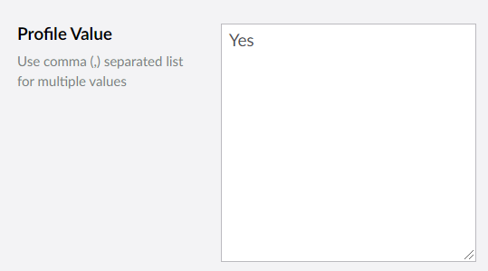 ProfileValueYes