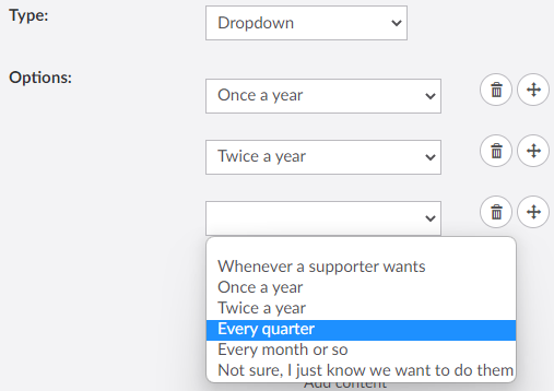 QuestionnaireDropdownOptions