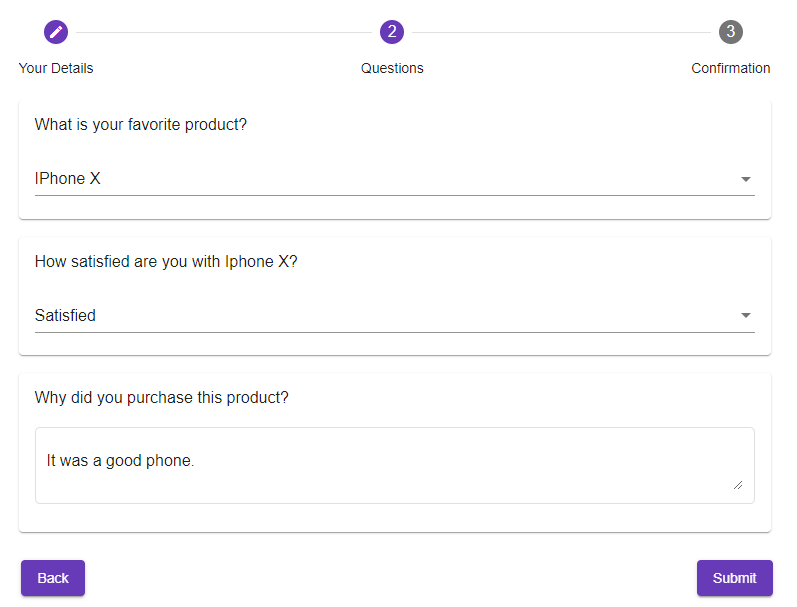 QuestionnaireExperience