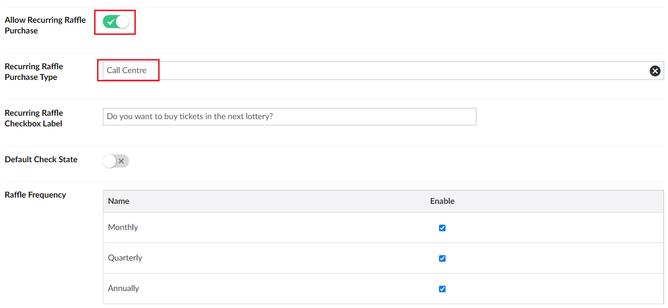 RecurringRaffleOptions