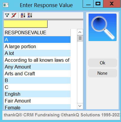 ReponseValueSelect