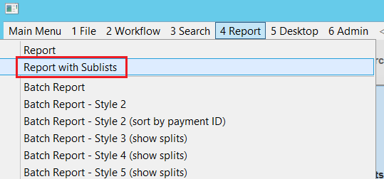 ReportWithSublistsOptions