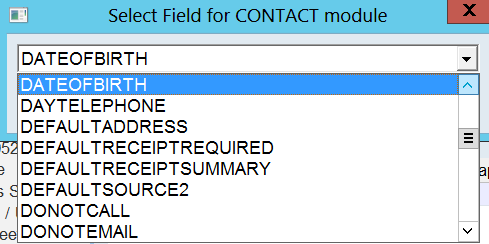 SelectDOBInContact