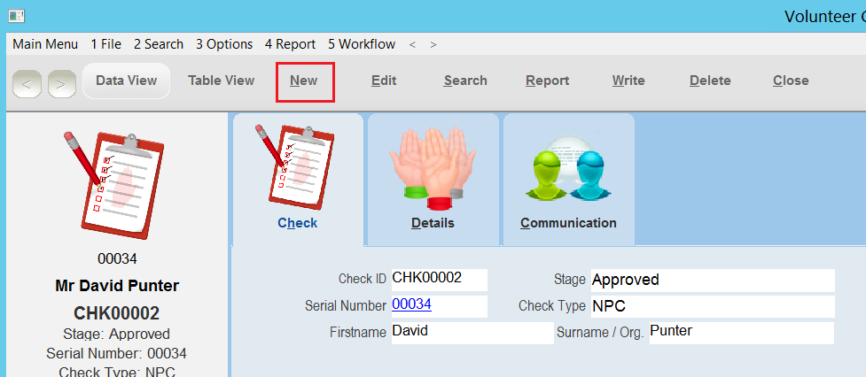 SelectNewVolunteerChecks