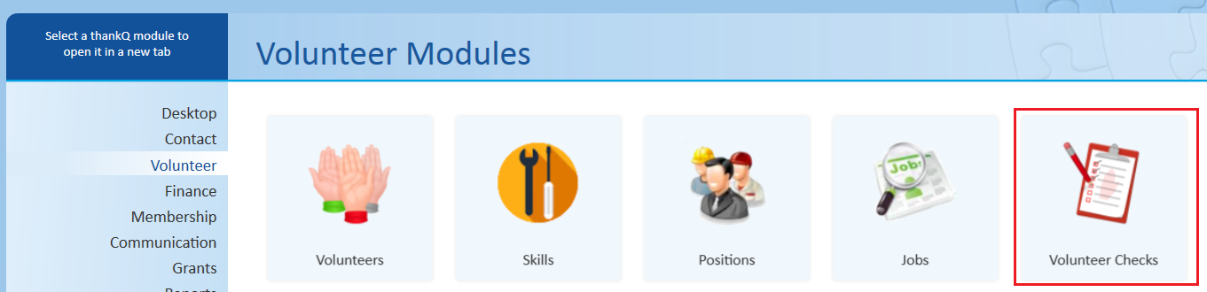 SelectVolunteerChecks