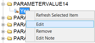 SetParameterValue14ToYesLookup