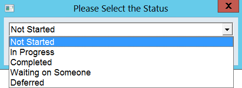 SetStatusOptions