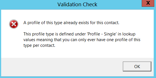 SingleProfileError
