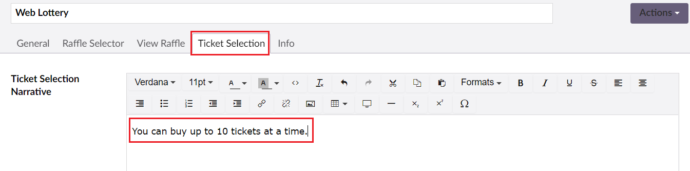 TicketSelectionRaffle