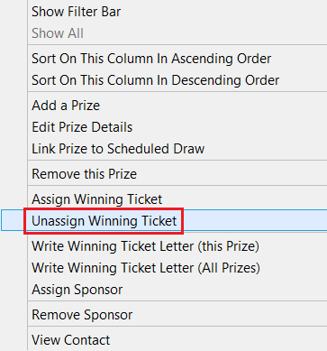 UnassignWinningTicket