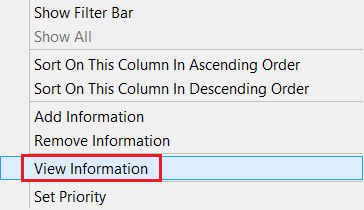 ViewInformation